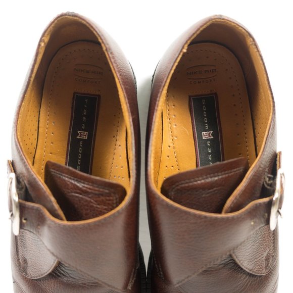 Nike Tiger Woods TW Last Leather Monk Strap Spikeless Golf Shoes - Men's Size 10 - Picture 8 of 10
